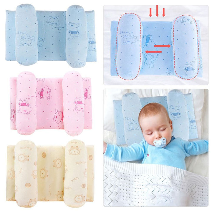 “Baby Anti Roll Sleeping Pillow | Adjustable Infant Sleep Positioner with Neck Support”