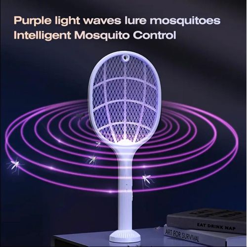 Rechargeable Mosquito Killer Racket – Electric Insect Zapper Bat