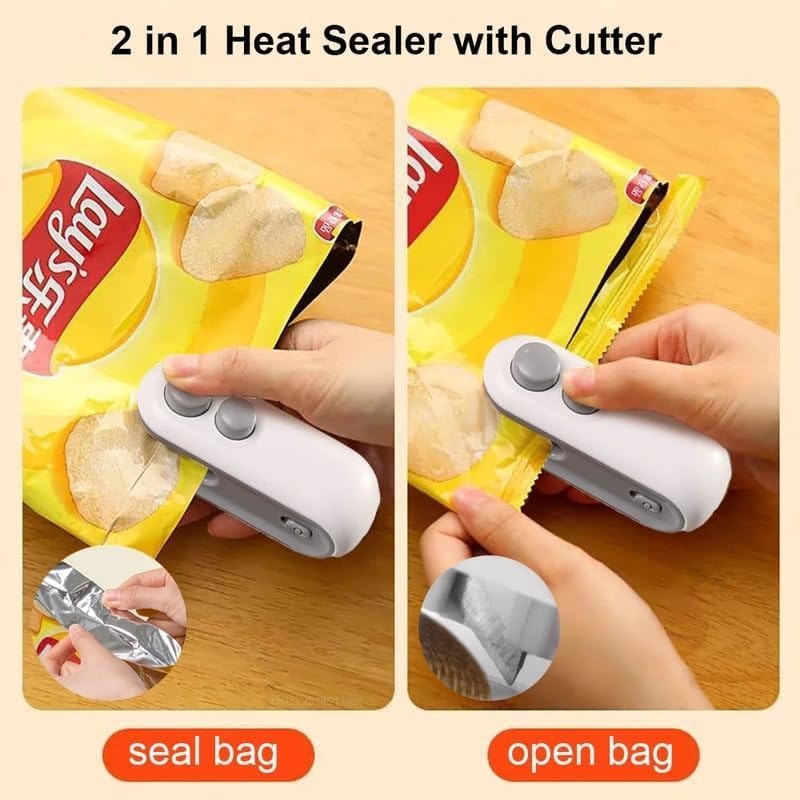 Portable Mini Bag Sealer – Rechargeable Heat Sealing Machine