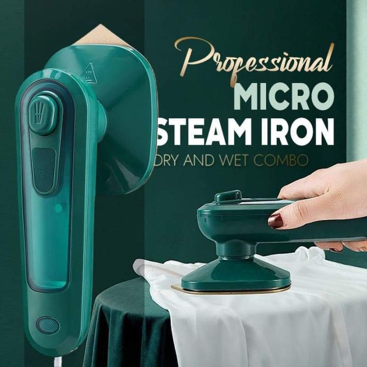 Portable Micro Steam Iron – Handheld Garment Steamer for Quick Wrinkle Removal