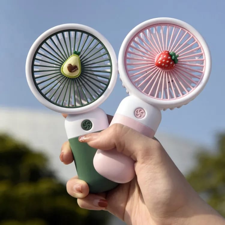 Mini Floral Handheld Fan