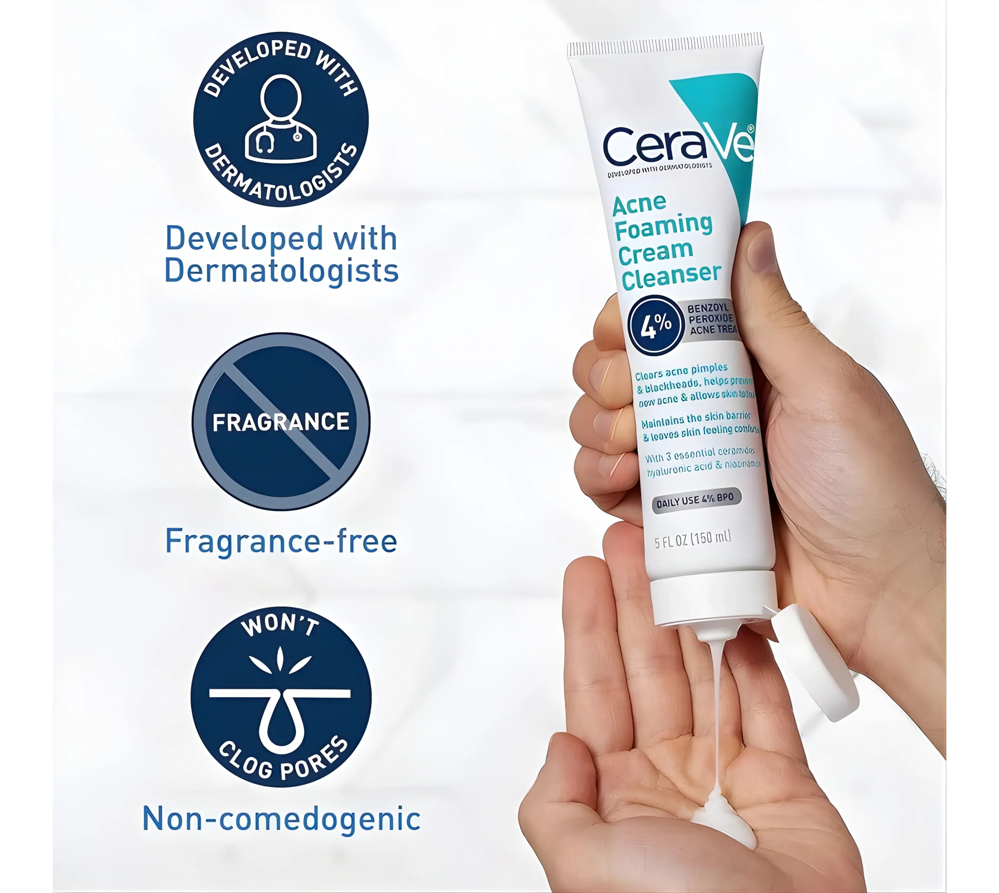 CeraVe Skincare Kit – Cleanser, Retinol, Night Cream & SPF 50