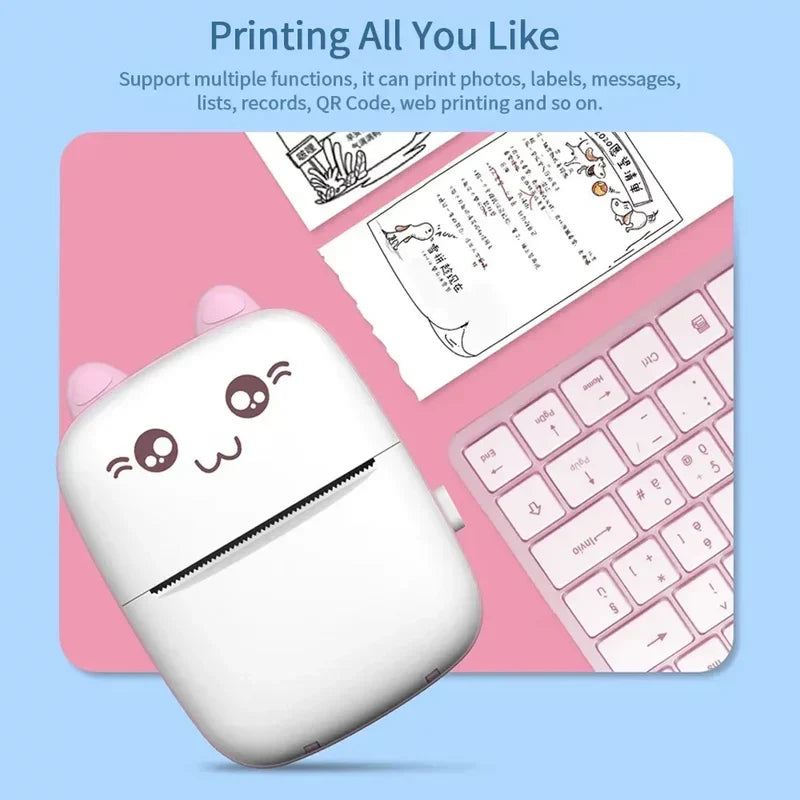 ๐ Mini Portable Printer โ Wireless Inkless Pocket Printer
