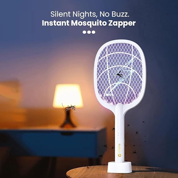 Rechargeable Mosquito Killer Racket – Electric Insect Zapper Bat