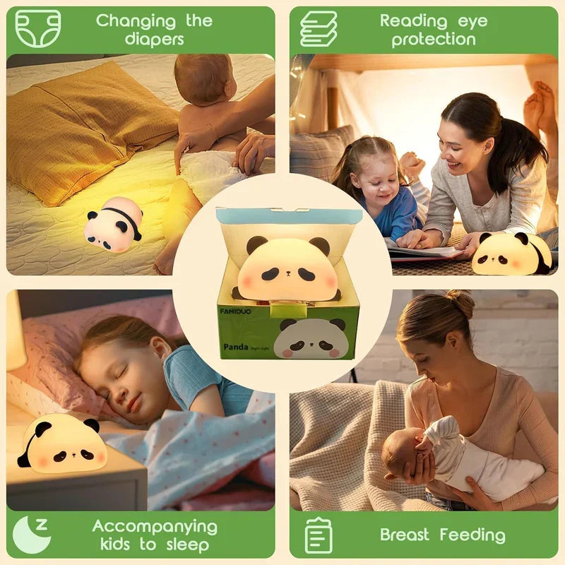“Panda Night Lamp – Soft Glow Light”