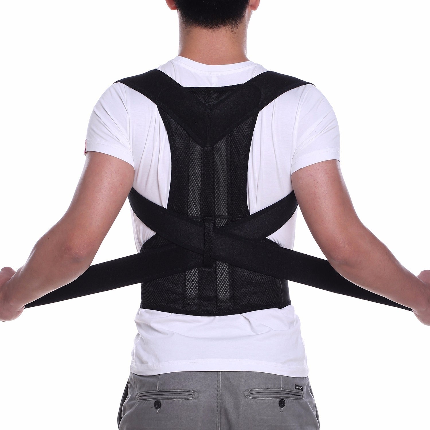 Adjustable Magnetic Posture Corrector Back Brace – Pain Relief Support Belt