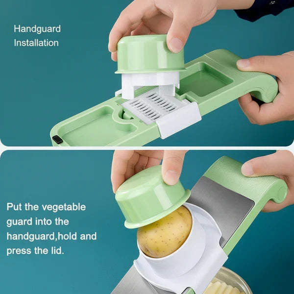 5-in-1 Vegetable Cutter – Multi-Function Kitchen Slicer