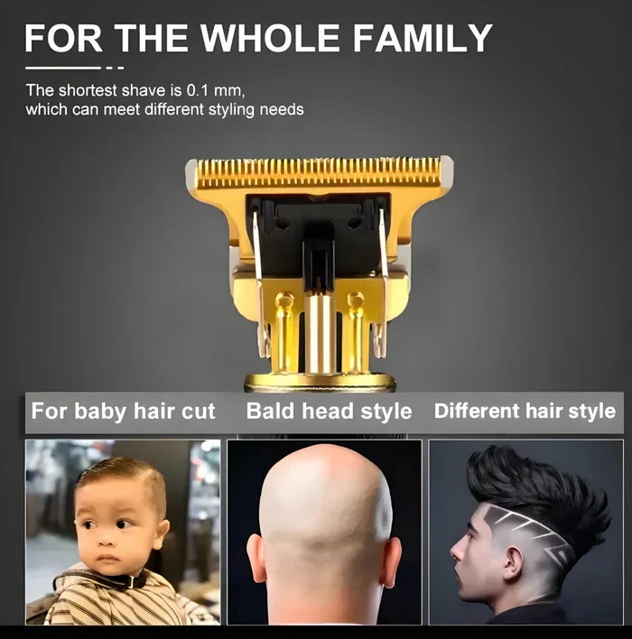 Vintage T9 Hair Trimmer – Metal Body Professional Clipper for Men