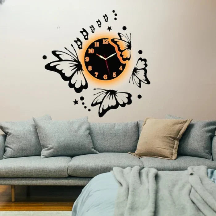 3D Wall Clock – Modern DIY Home Decor