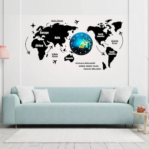 3D Wall Clock – Modern DIY Home Decor