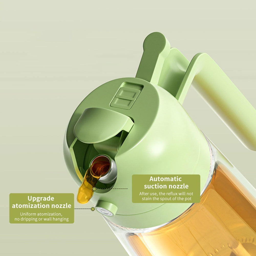 2-in-1 Oil Sprayer Bottle – 470ML Kitchen Spray & Pour Dispenser