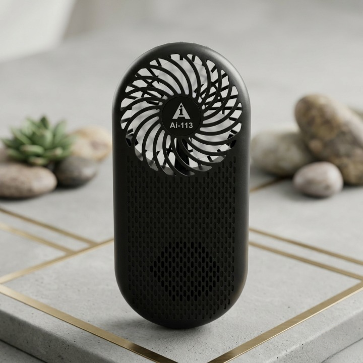 Loveyin Solar-Powered Wireless Speaker – Portable Audio with Cooling Fan