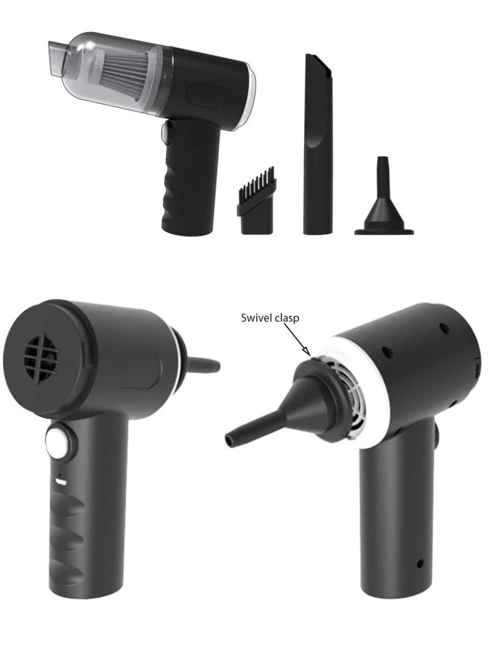 3-in-1 Portable Wireless Vacuum Cleaner – Powerful Handheld Cleaner