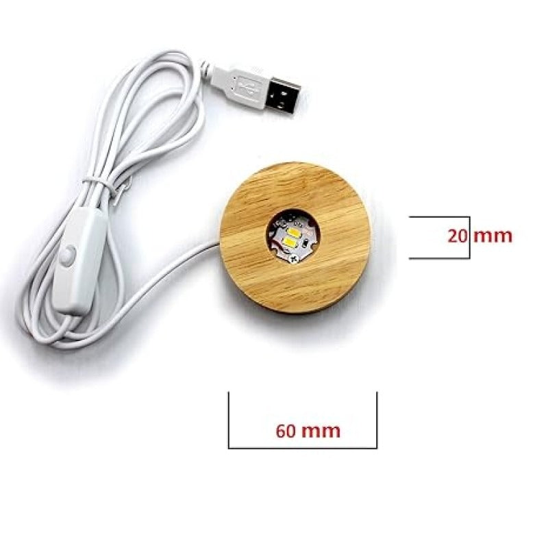 3D Moon Crystal Ball Lamp – USB LED Galaxy Night Light for Bedroom & Gift