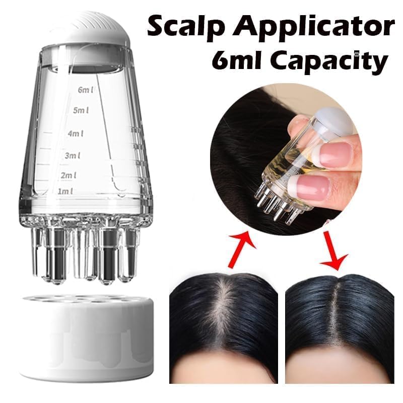 Mini Hair Oil Applicator Comb | Portable 6ml Scalp Dispenser