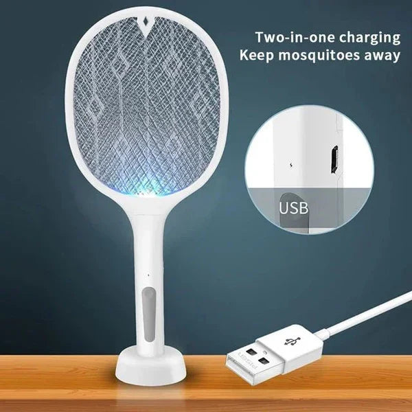 Rechargeable Mosquito Killer Racket – Electric Insect Zapper Bat