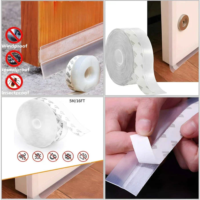 Door Sealing Strips for Sound Proofing, Insects & Dust