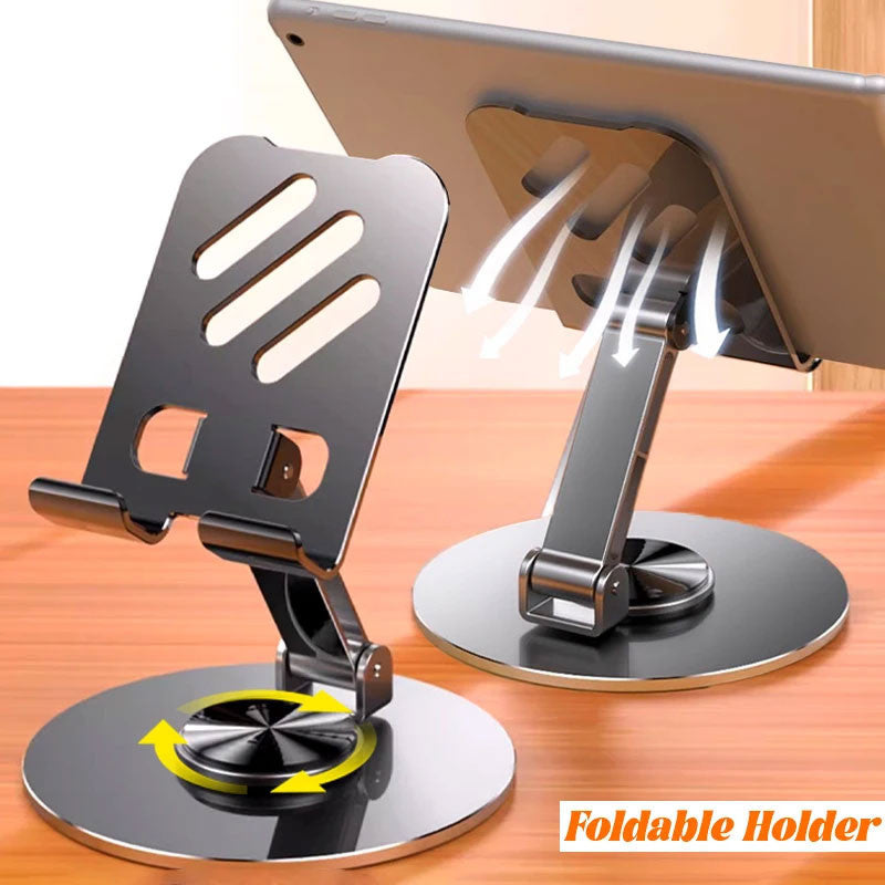 360° Adjustable Mobile & Tablet Stand – Foldable Desktop Holder
